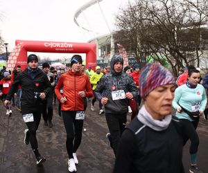 Bieg z Sercem WOŚP w Parku Śląskim. Po raz dziesiąty pobiegli w szczytnym celu