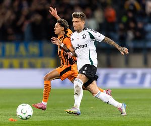 Legia - Szachtar: transparent kibiców