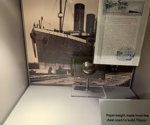 Eksponaty znajdują się w Southampton, skąd Titanic wypłynął w swój dziewiczy rejs