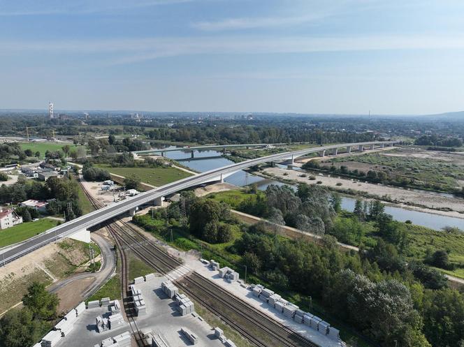 Najdłuższy most w Małopolsce - most nad Dunajcem