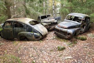 Skandynawskie cmentarzysko samochodów 