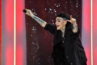 Nowy tatuaż na twarzy Agnieszki Chylińskiej podczas Top Of The Top Sopot Festival 