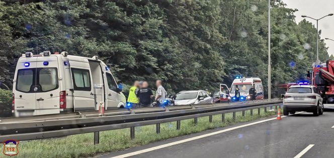 Tragiczny w skutkach wypadek na trasie DK86 w Katowicach