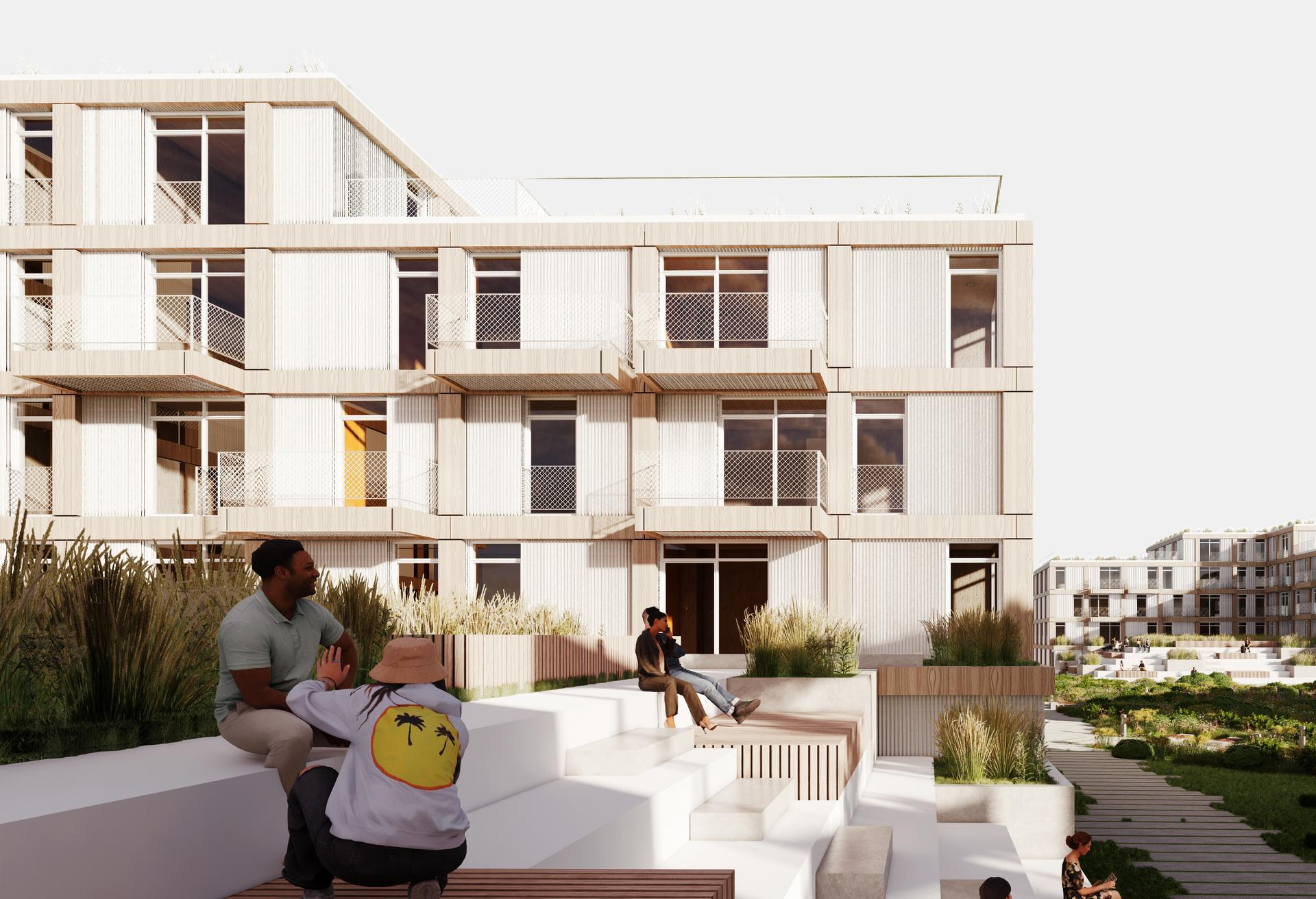 Osiedla TBS w Stargardzie według Urban Climate Architects 