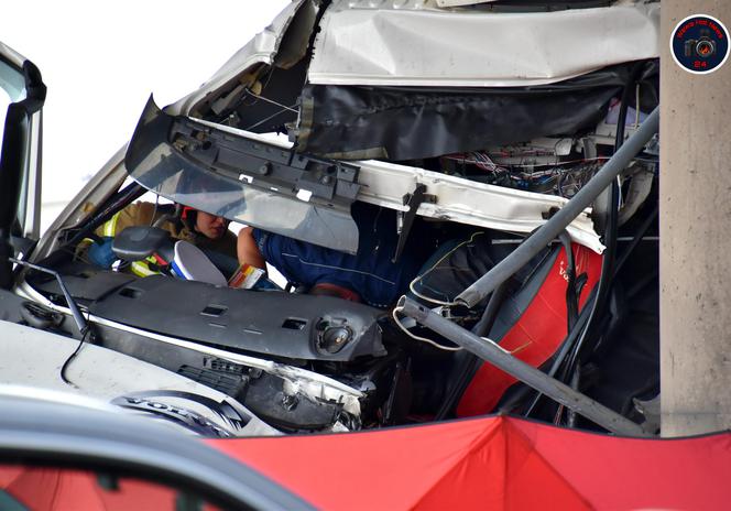 Makabryczny wypadek na S8. Kierowca ciężarówki nie żyje