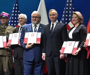 Andrzej Duda z Polonią w Copernicus Center