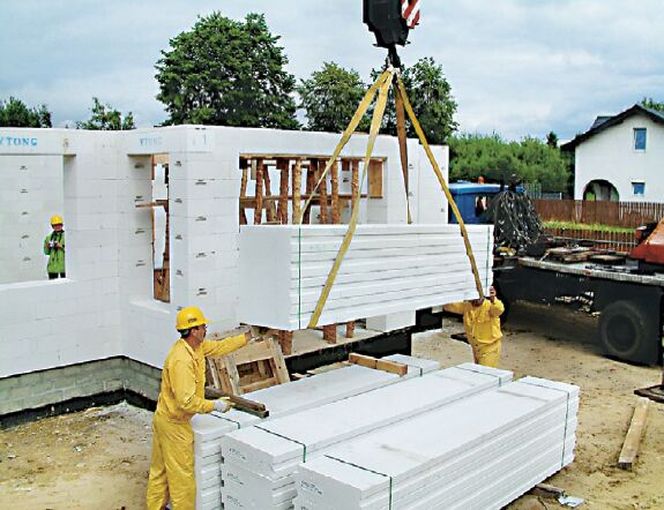 Gotowe płyty stropowe z betonu komórkowego