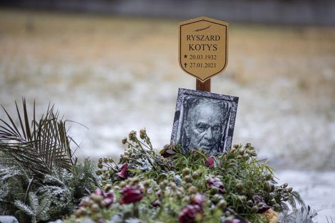 Tak wygląda grób Ryszarda Kotysa