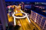 Rzeszów nocą z drona