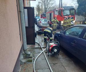 Pożar przy Żeromskiego w Starachowicach