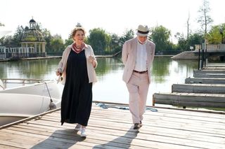 Barwy szczęścia odc. 3114. Józefina Rawiczowa (Elżbieta Jarosik), Andrzej Zastoja-Modelski (Leon Charewicz)