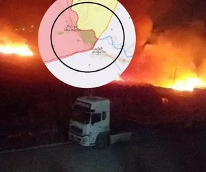 Zniszczony konwój z irańską bronią w Syrii. SOHR: Są zabici i ranni