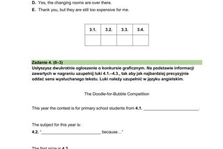 Egzamin Ósmoklasisty 2024 - język angielski ARKUSZE PDF, CKE