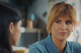 M jak miłość odc. 1850. Kama (Michalina Sosna), Iza (Adriana Kalska)