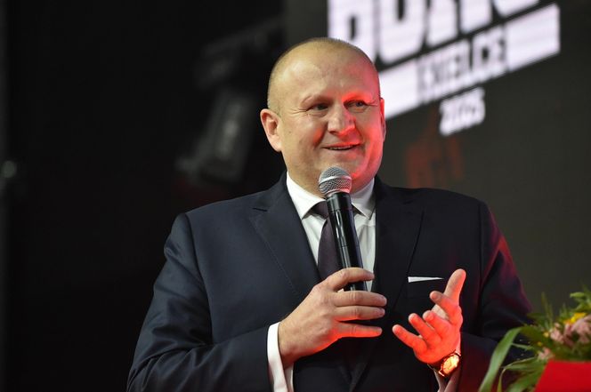Andrzej Gołota na otwarciu V Forum Polskiego Boksu w Kielcach
