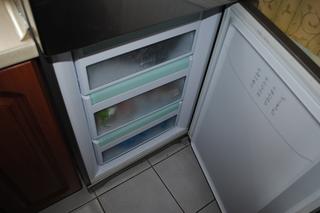 zamrażalnik, w którym znaleziono ciała dzieci Lucyny D.