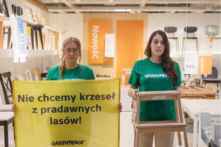 Protest Greenpeace w Jankach 16.09.2025