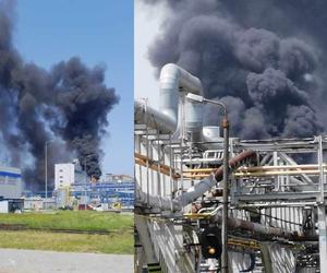 Pożar w fabryce chemicznej w Oświęcimiu. Nie jest jeszcze opanowany