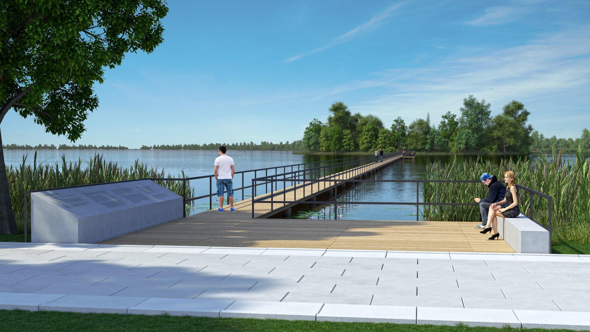 Pomosty nad jeziorem Słupeckim