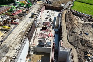 Budowa tunelu na zakopiance - w Krzyszkowicach