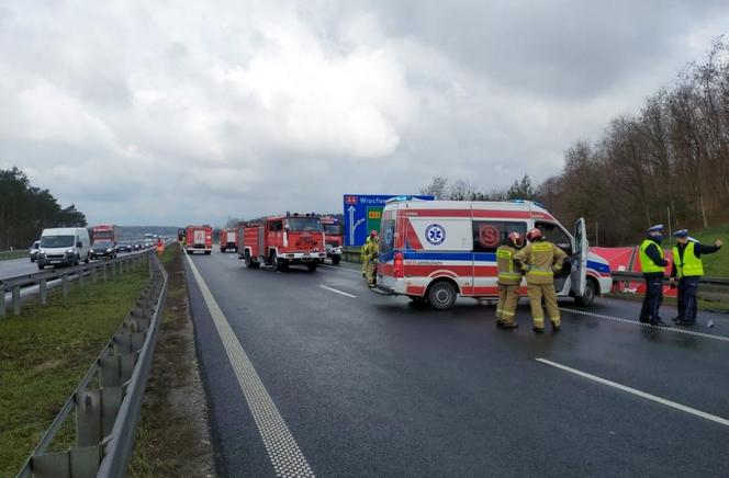 Śmiertelny wypadek na autostradzie A4. Nie żyje 10-letni chłopiec [ZDJĘCIA]