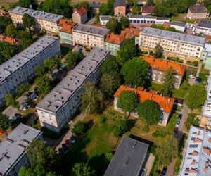 Osiedle A w Tychach i plac świętej Anny