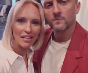 M jak miłość sesja. Iwona Rejzner (Dorota), Arkadiusz Smoleński (Bartek)