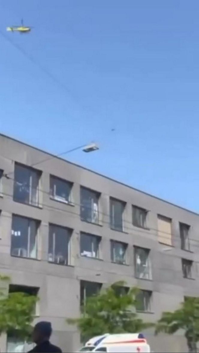 Strzelanina w szkole w Austrii. Przerażające nagrania