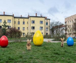 Bytom przystrojony na Wielkanoc. W mieście pojawiły się ozdoby