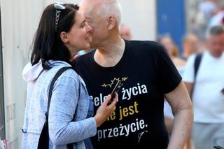 Janusz Korwin-Mikke z żoną