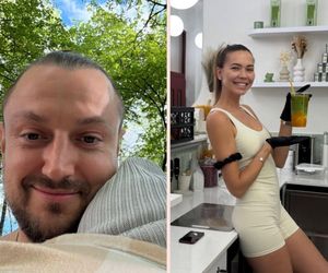 Alek Baron reklamuje biznes żony z synkiem na rękach. Internauci: „Bądźcie razem”