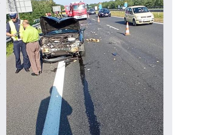 Wypadek na autostradzie A4 w Mysłowicach. Potężne utrudnienia w stronę Krakowa