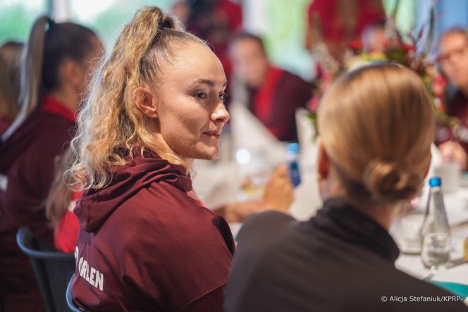 Marta Nawrocka spotkała się z reprezentacją Polski kobiet