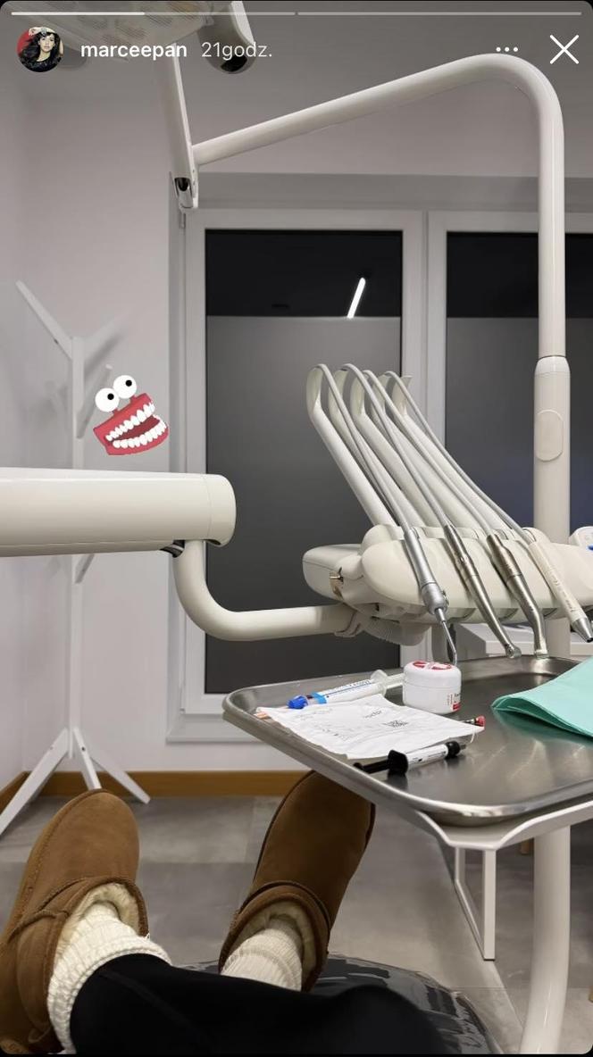 Marcelina Ziętek u dentysty