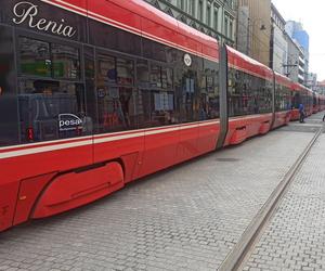 Centrum Katowic zablokowane. Tramwaje stanęły w korku