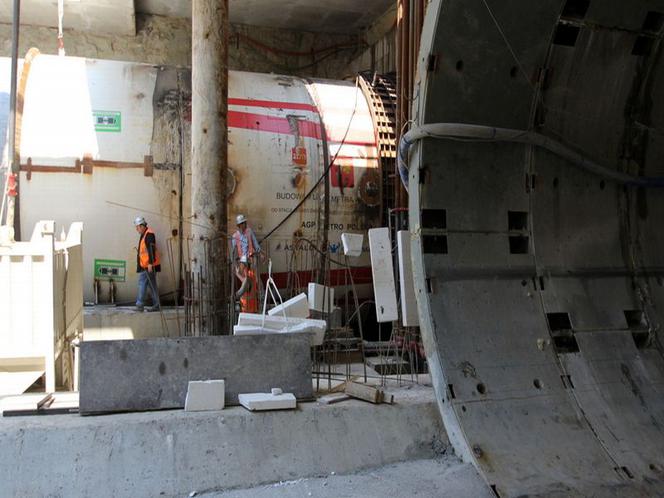 II linia metra- tarcza Maria drąży tunel
