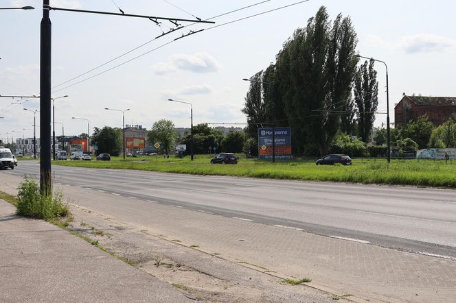 Tak wygląda al. Unii Lubelskiej w Lublinie przed przebudową (pierwsza połowa czerwca 2025)