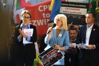 Protest samorządowców w Warszawie