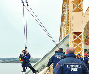 Dramatyczna akcja ratownicza nad rzeką Ohio
