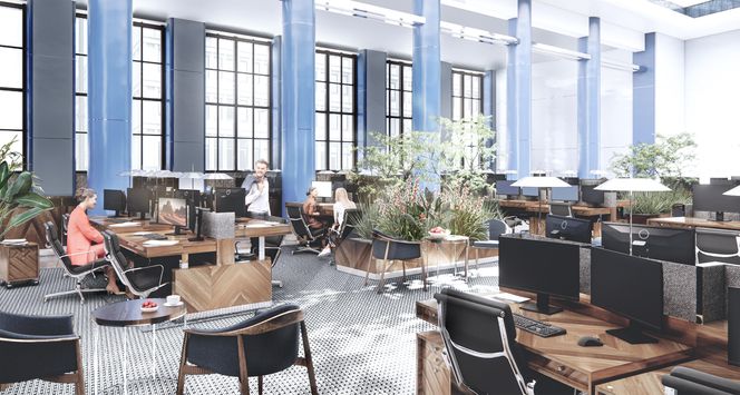 Sala operacyjna w gmachu BGK w Warszawie