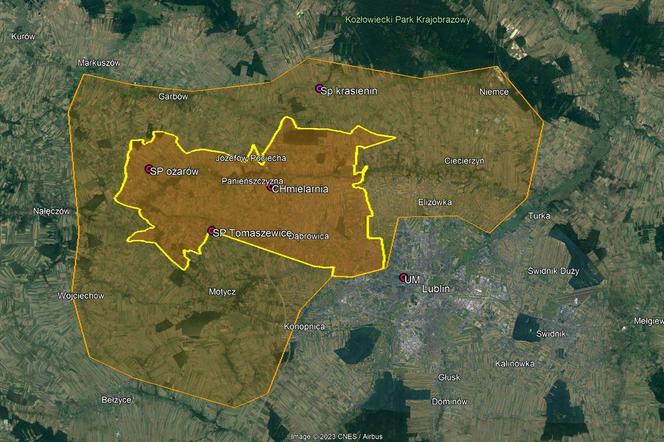 Lublin - wzmożone loty dronów na lubelskim niebie