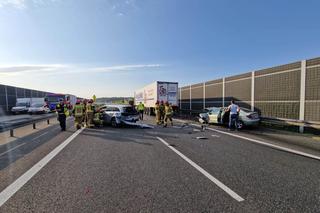 Wypadek na A4 koło Brzeska - 2.06.2023r.