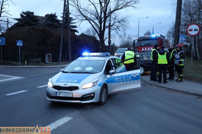 Kluczbork. Uciekał przed policją, staranował słup. Pradziwe problemy zaczeły się później