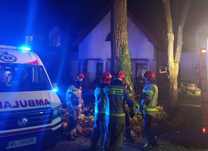 Pożar w Domu Pomocy Społecznej w Siennicy