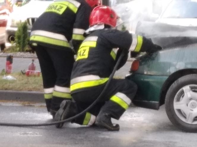 Pożar samochodu w Gorzowie