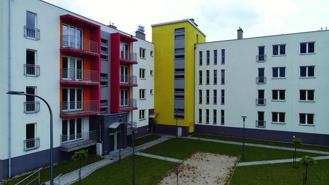 Budynek z prefabrykatów keramzytobetonowych