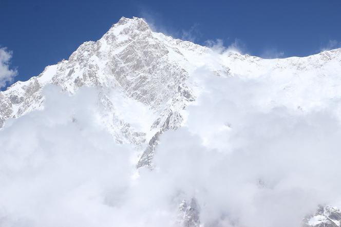 Piotr Krzyżowski na Nanga Parbat. To jego czwarty ośmiotysięcznik