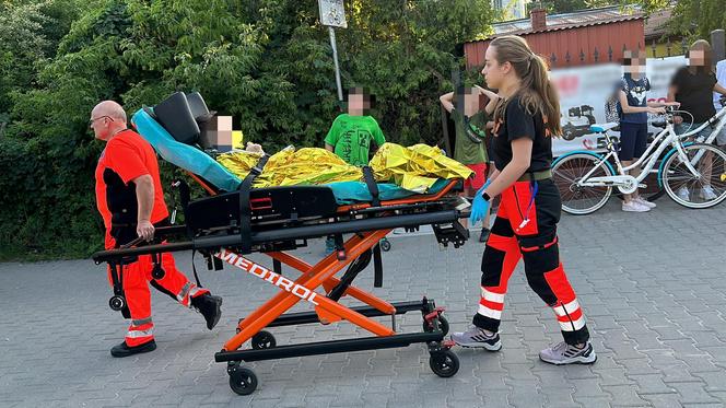 Obywatel Ukrainy potrącił 10-letniego chłopca na rowerze. Lądował śmigłowiec LPR