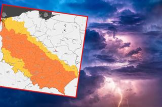 Burze z gradem i ulewnym deszczem w Łodzi i regionie. Alert pogodowy II stopnia!