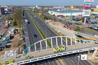 Testy kładki nad ul. Struga